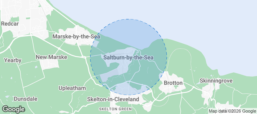 Saltburn-by-the-Sea Airbnb map